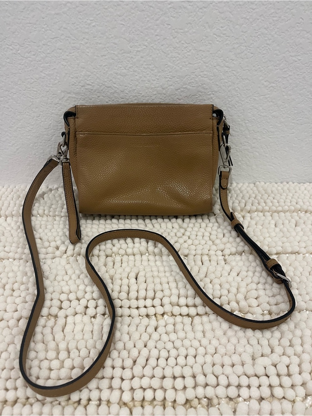 Vince Camuto Pebbled Leather Crossbody/Wristlet